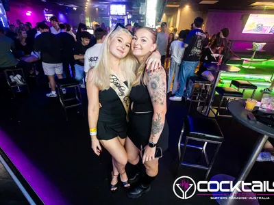 A professional photo of guests enjoying themselves at Cocktails Nightclub from our gallery.