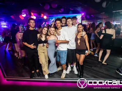 A professional photo of guests enjoying themselves at Cocktails Nightclub from our gallery.