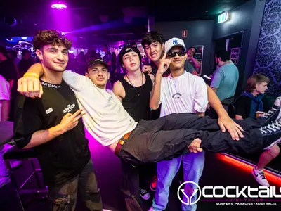 A professional photo of guests enjoying themselves at Cocktails Nightclub from our gallery.