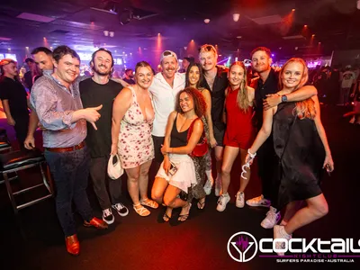 A professional photo of guests enjoying themselves at Cocktails Nightclub from our gallery.