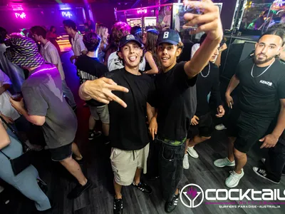 A professional photo of guests enjoying themselves at Cocktails Nightclub from our gallery.