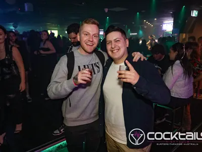 A professional photo of guests enjoying themselves at Cocktails Nightclub from our gallery.