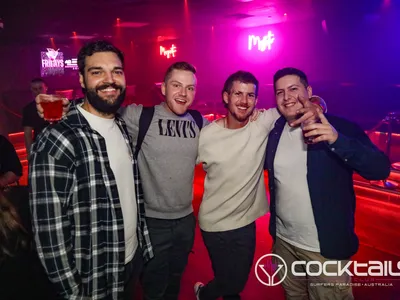 A professional photo of guests enjoying themselves at Cocktails Nightclub from our gallery.