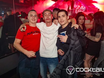 A professional photo of guests enjoying themselves at Cocktails Nightclub from our gallery.