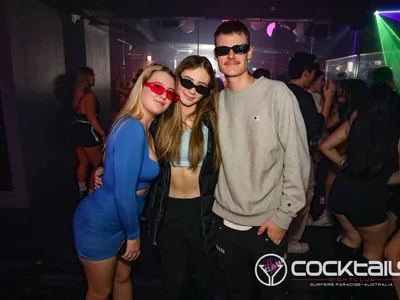 A professional photo of guests enjoying themselves at Cocktails Nightclub from our gallery.