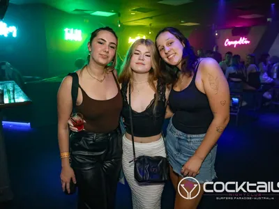 A professional photo of guests enjoying themselves at Cocktails Nightclub from our gallery.