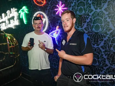 A professional photo of guests enjoying themselves at Cocktails Nightclub from our gallery.