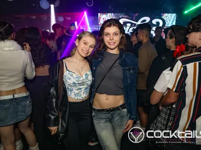 A professional photo of guests enjoying themselves at Cocktails Nightclub from our gallery.