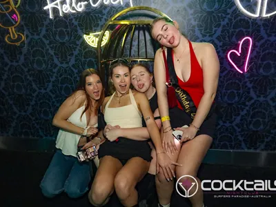 A professional photo of guests enjoying themselves at Cocktails Nightclub from our gallery.