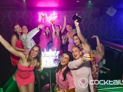 A professional photo of guests enjoying themselves at Cocktails Nightclub from our gallery.