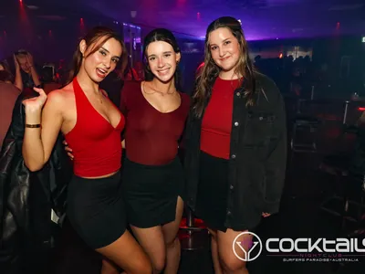 A professional photo of guests enjoying themselves at Cocktails Nightclub from our gallery.