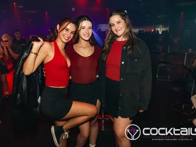 A professional photo of guests enjoying themselves at Cocktails Nightclub from our gallery.