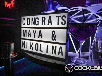 A professional photo of guests enjoying themselves at Cocktails Nightclub from our gallery.