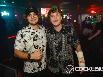 A professional photo of guests enjoying themselves at Cocktails Nightclub from our gallery.