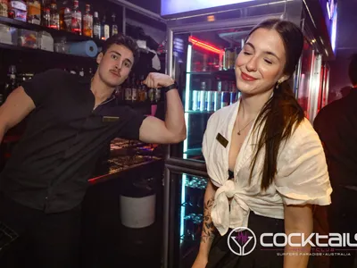 A professional photo of guests enjoying themselves at Cocktails Nightclub from our gallery.