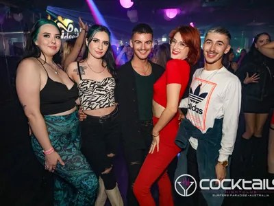 A professional photo of guests enjoying themselves at Cocktails Nightclub from our gallery.