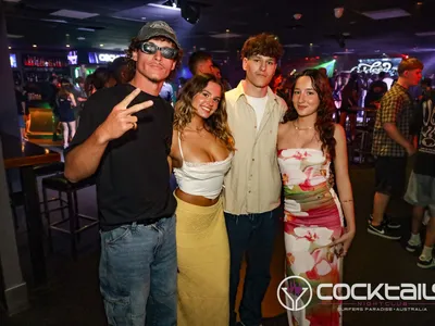 A professional photo of guests enjoying themselves at Cocktails Nightclub from our gallery.