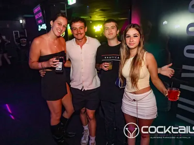 A professional photo of guests enjoying themselves at Cocktails Nightclub from our gallery.