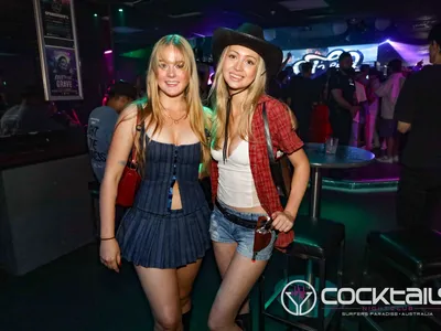 A professional photo of guests enjoying themselves at Cocktails Nightclub from our gallery.