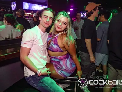 A professional photo of guests enjoying themselves at Cocktails Nightclub from our gallery.