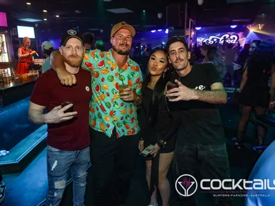 A professional photo of guests enjoying themselves at Cocktails Nightclub from our gallery.