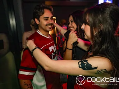 A professional photo of guests enjoying themselves at Cocktails Nightclub from our gallery.