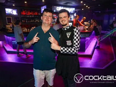 A professional photo of guests enjoying themselves at Cocktails Nightclub from our gallery.