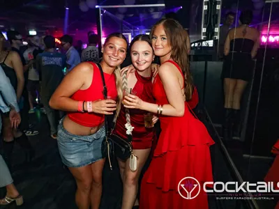 A professional photo of guests enjoying themselves at Cocktails Nightclub from our gallery.