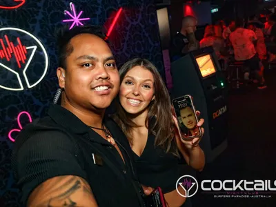 A professional photo of guests enjoying themselves at Cocktails Nightclub from our gallery.