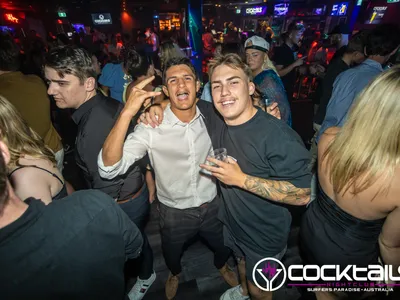 A professional photo of guests enjoying themselves at Cocktails Nightclub from our gallery.