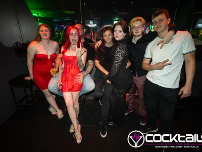 A professional photo of guests enjoying themselves at Cocktails Nightclub from our gallery.