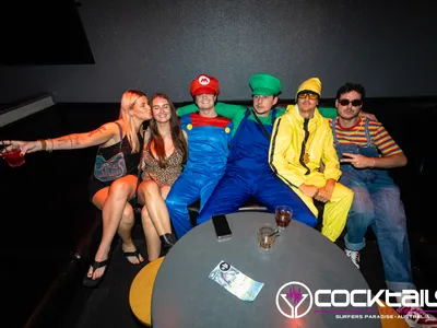 A professional photo of guests enjoying themselves at Cocktails Nightclub from our gallery.