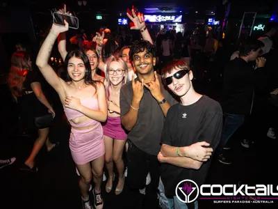 A professional photo of guests enjoying themselves at Cocktails Nightclub from our gallery.