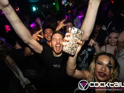 A professional photo of guests enjoying themselves at Cocktails Nightclub from our gallery.