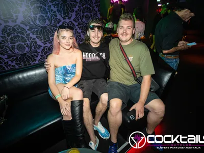 A professional photo of guests enjoying themselves at Cocktails Nightclub from our gallery.