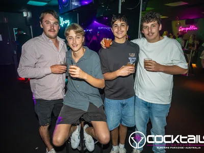 A professional photo of guests enjoying themselves at Cocktails Nightclub from our gallery.