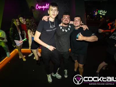 A professional photo of guests enjoying themselves at Cocktails Nightclub from our gallery.