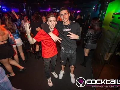 A professional photo of guests enjoying themselves at Cocktails Nightclub from our gallery.