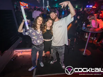 A professional photo of guests enjoying themselves at Cocktails Nightclub from our gallery.