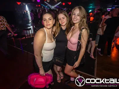 A professional photo of guests enjoying themselves at Cocktails Nightclub from our gallery.