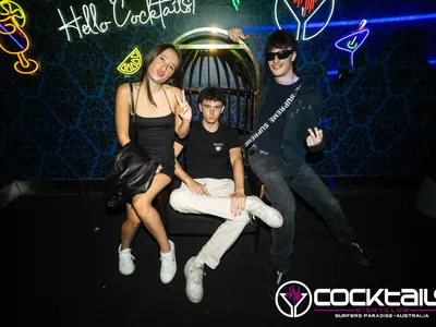 A professional photo of guests enjoying themselves at Cocktails Nightclub from our gallery.