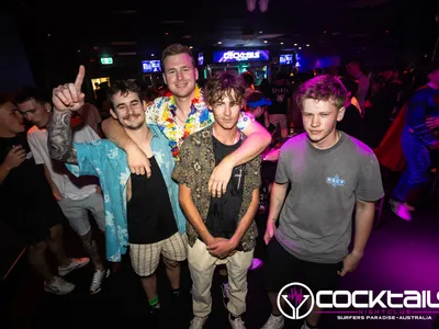 A professional photo of guests enjoying themselves at Cocktails Nightclub from our gallery.