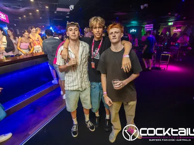 A professional photo of guests enjoying themselves at Cocktails Nightclub from our gallery.