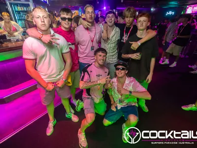 A professional photo of guests enjoying themselves at Cocktails Nightclub from our gallery.