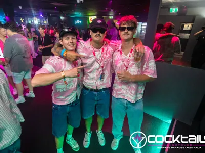 A professional photo of guests enjoying themselves at Cocktails Nightclub from our gallery.