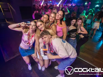 A professional photo of guests enjoying themselves at Cocktails Nightclub from our gallery.