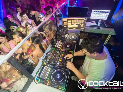 A professional photo of guests enjoying themselves at Cocktails Nightclub from our gallery.