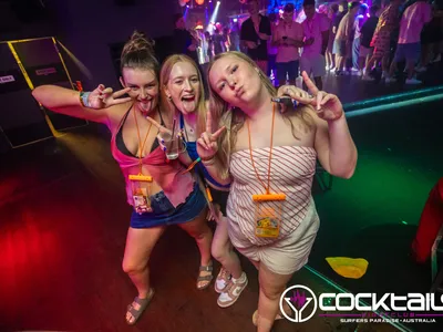 A professional photo of guests enjoying themselves at Cocktails Nightclub from our gallery.