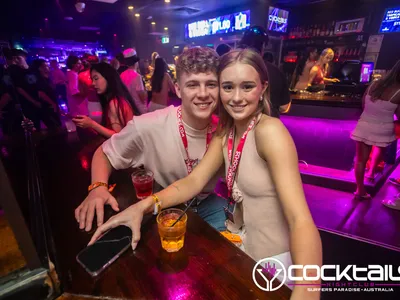 A professional photo of guests enjoying themselves at Cocktails Nightclub from our gallery.