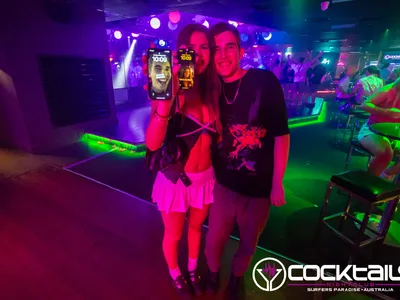 A professional photo of guests enjoying themselves at Cocktails Nightclub from our gallery.